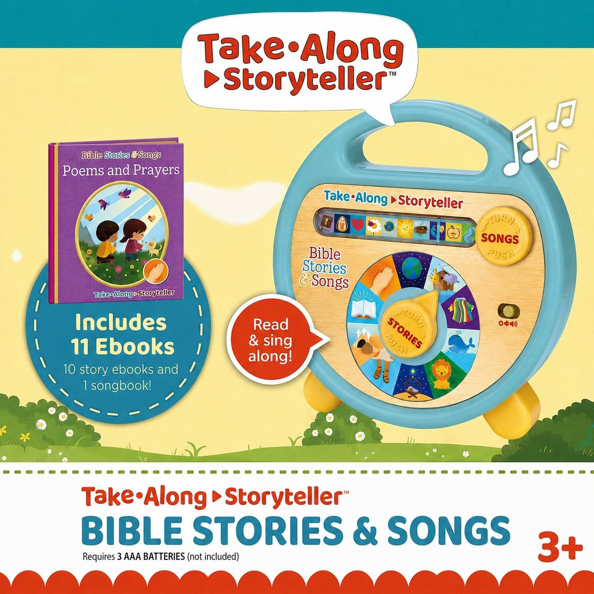 Pages from inside the Bible storybooks